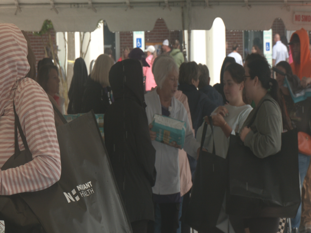 Families at Novant's Baby Shower event in Brunswick County