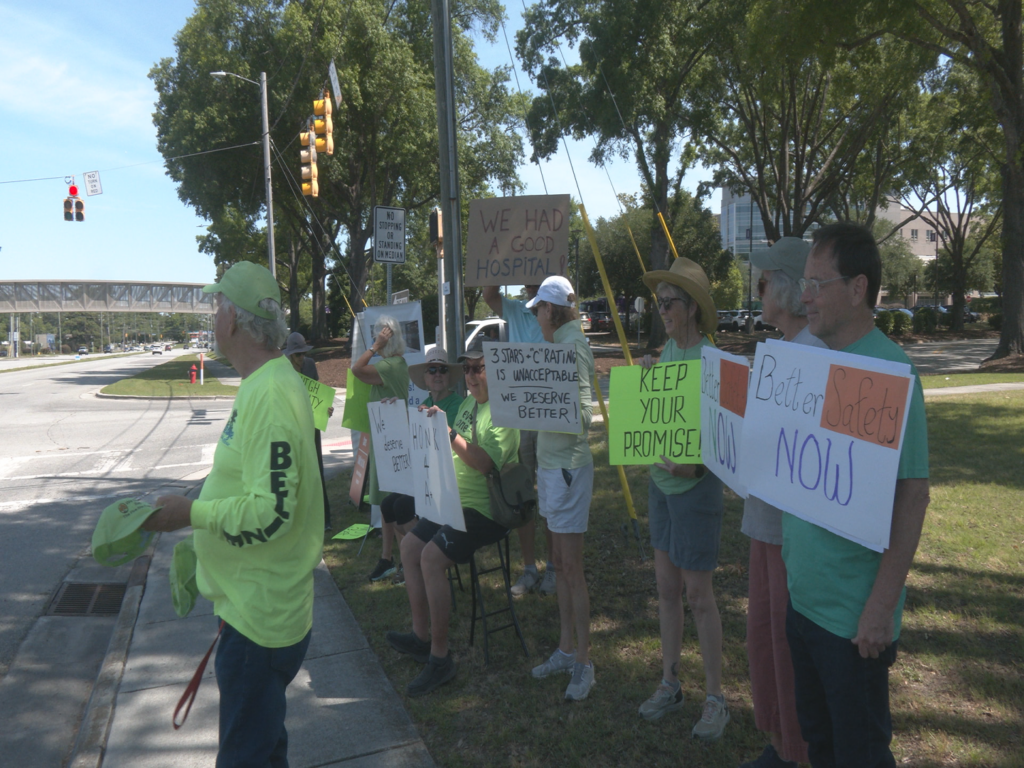 Novant Protest at NHRMC