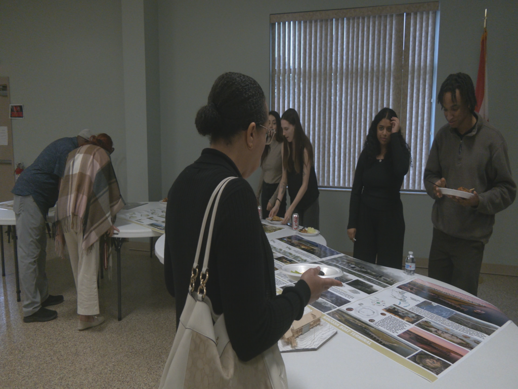 NC State Students showing proposed plans to update Gullah Geechee Heritage Trail
