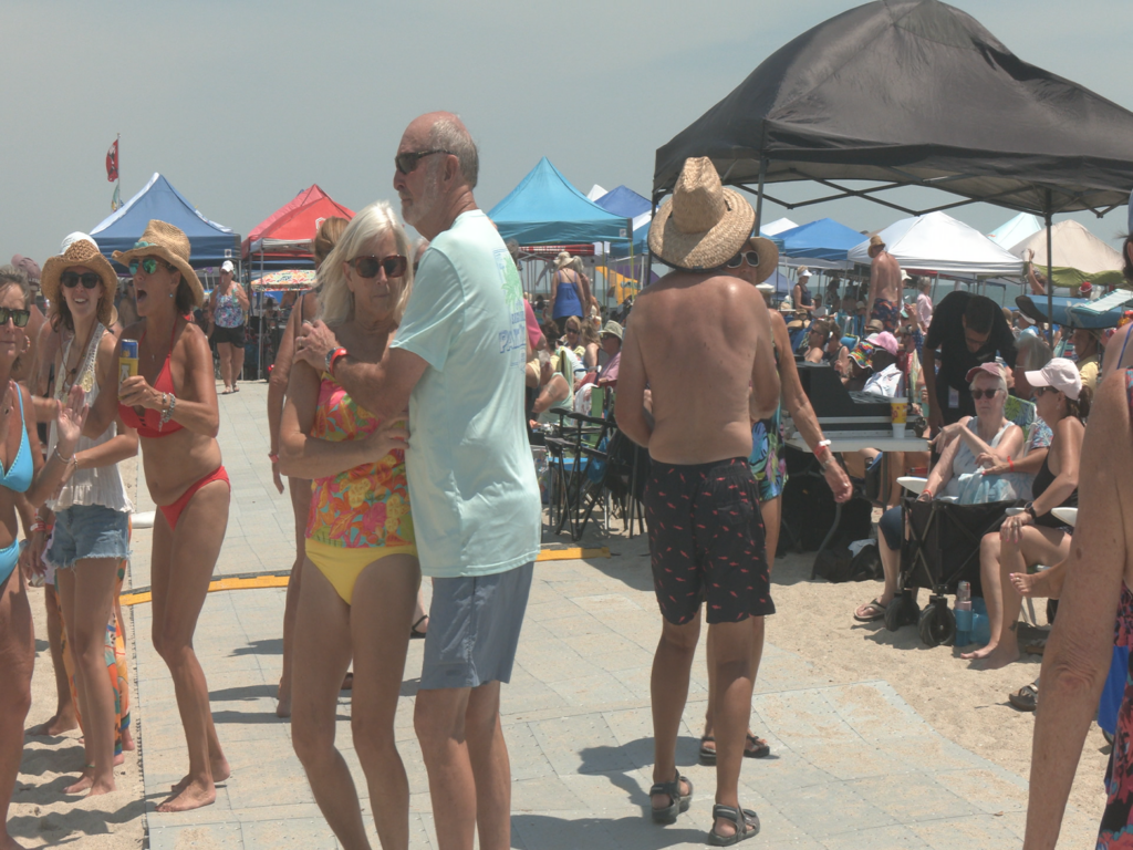 Dancers at Carolina Beach Music Festival