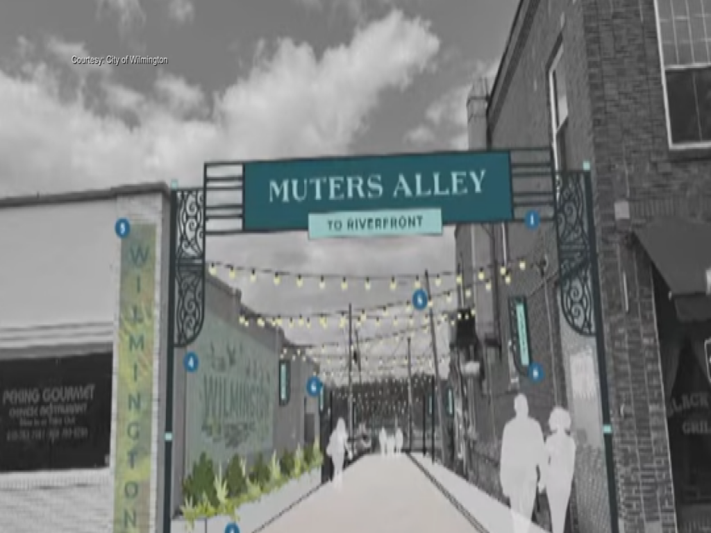 Design example of Muters alley