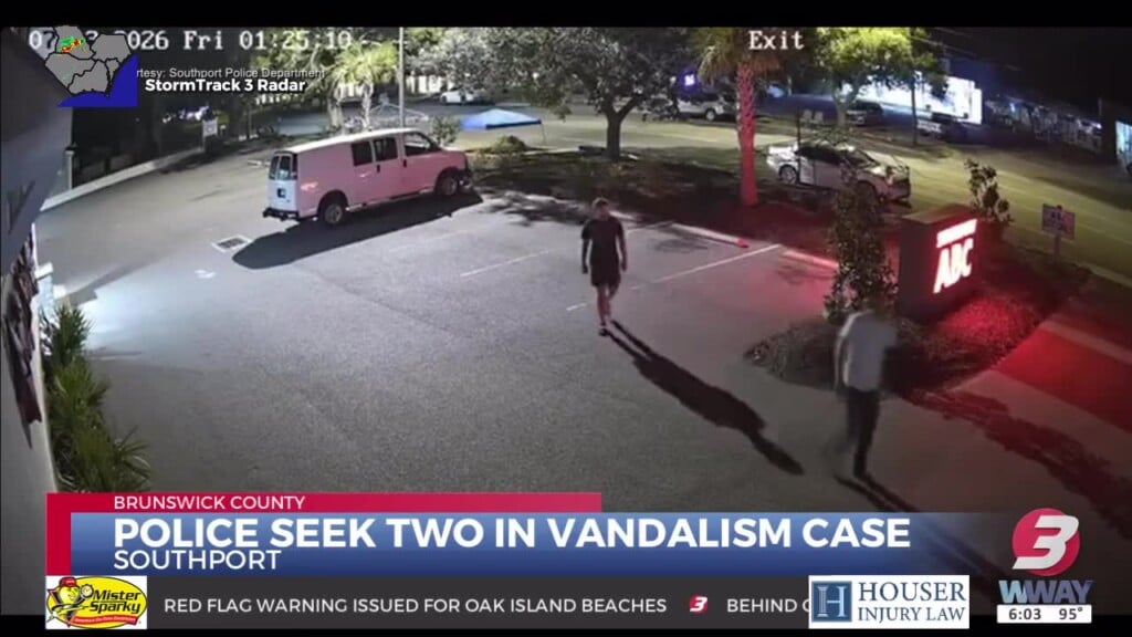 Southport Police Release Surveillance Video In Search For Suspects In Pre Parade Vandalism