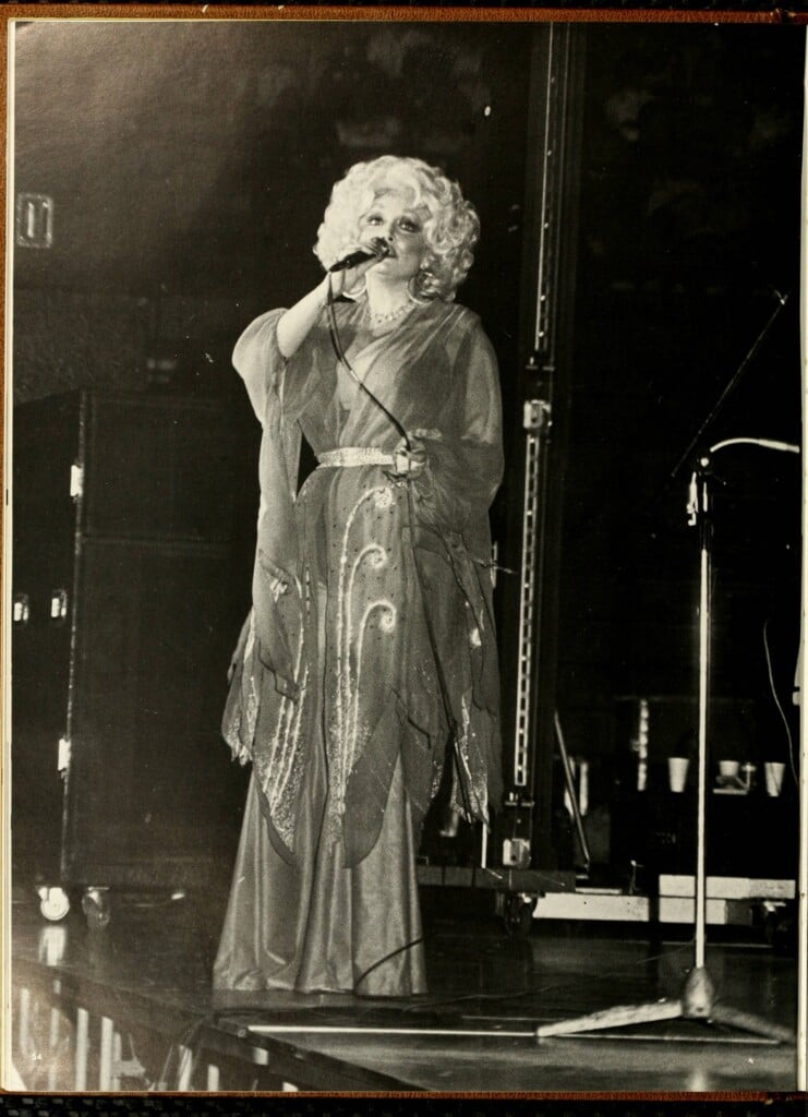 Dolly Parton Uncw Black And White