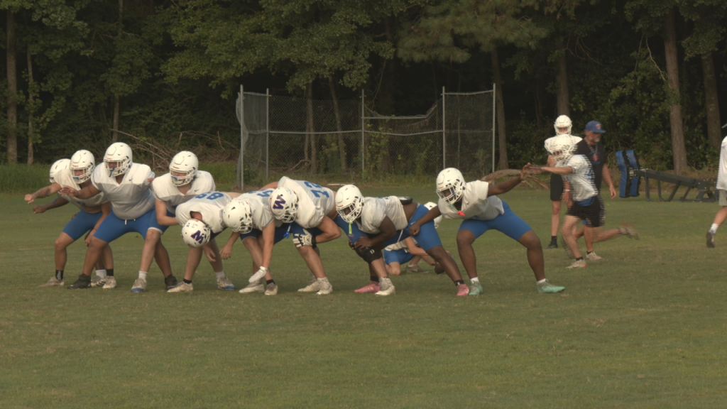 Whiteville Football Practice