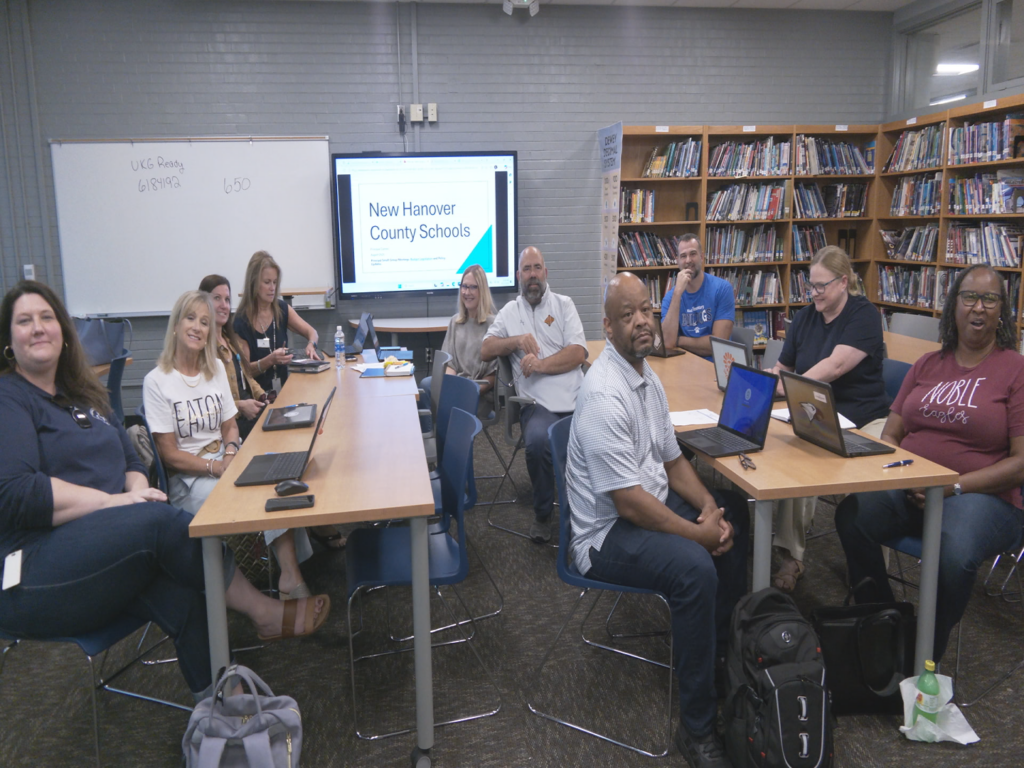 New Hanover County School staff getting ready for the first day of school