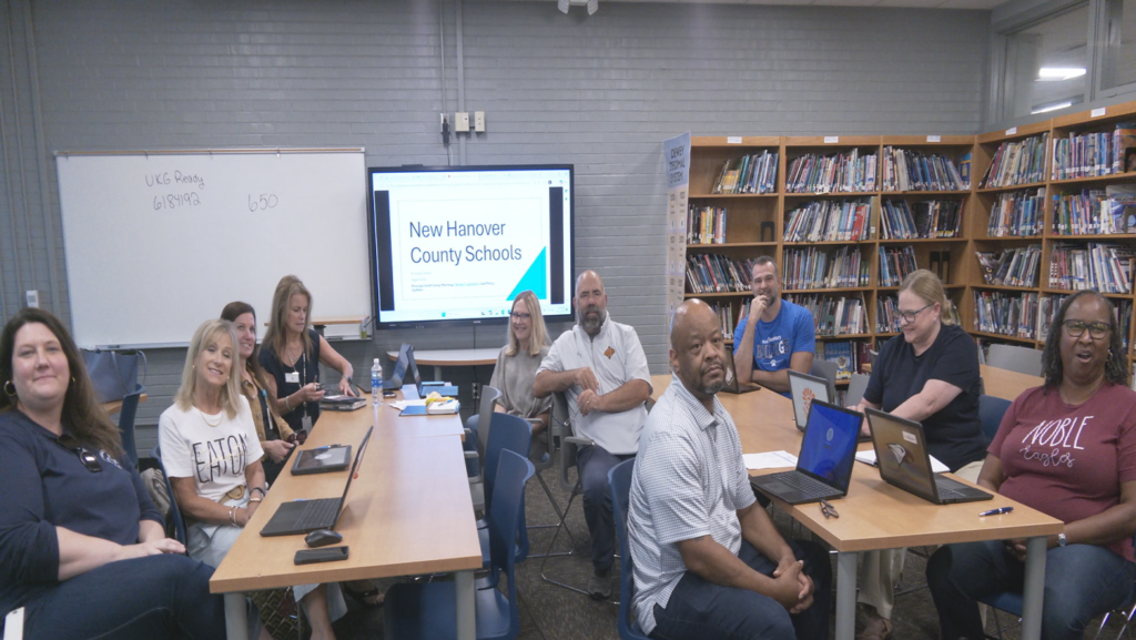 New Hanover County School staff getting ready for the first day of school