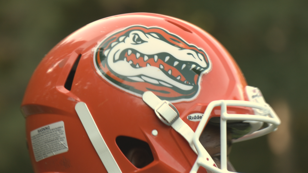 Gator Football Helmet