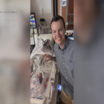 Matthew Huddleston with his son Payson