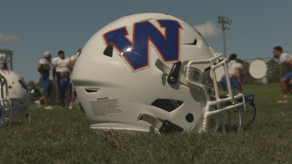 Whiteville Football practice