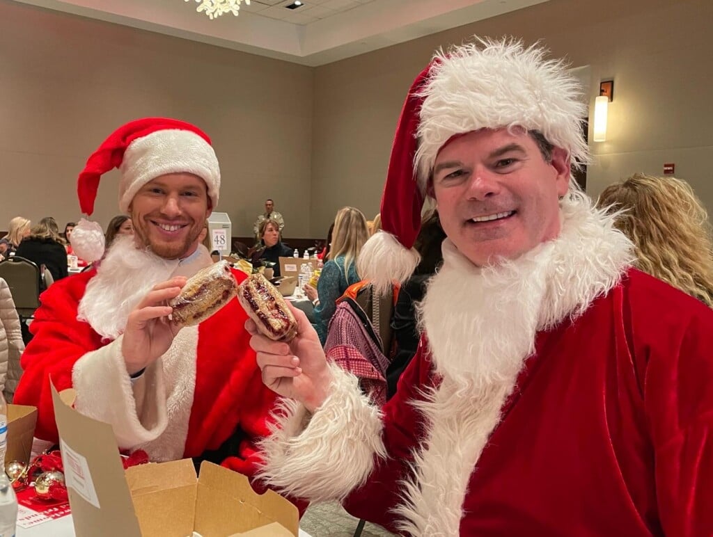 Matt Jeff Santa Lunch