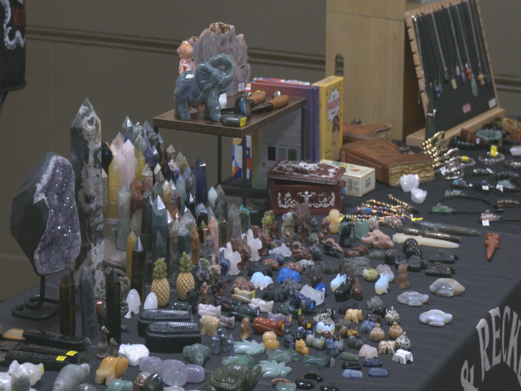 Crystals at the Occult and Oddities Fest