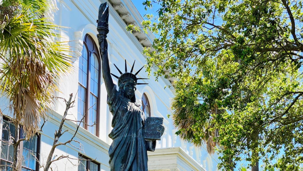 Replica Of The Statue Of Liberty, Wilmington, North Carolina, Usa