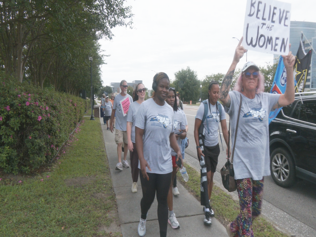 Women led veteran march In Wilmington