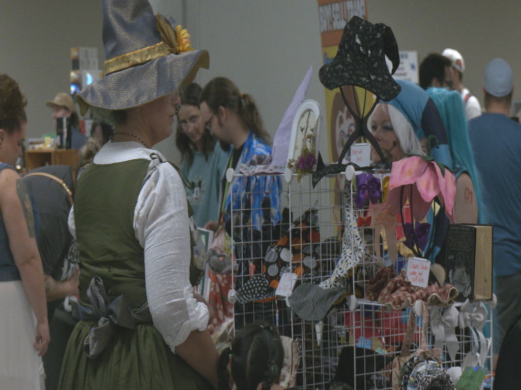 People in costume for the 3rd annual Trick or Treat Fest