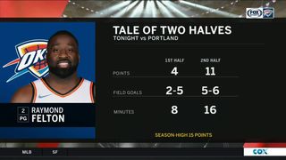Raymond Felton stepped up big | Thunder Live