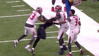 Dean Blandino was stunned Mike Evans was not ejected for this violent hit against the Saints