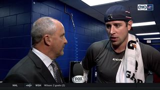 Brandon Dubisnky is looking ahead for two points in New York