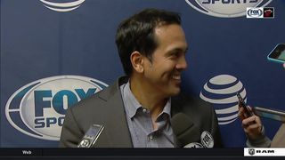Spoelstra pleased with resilient defense against Celtics