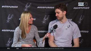 Pau Gasol: It’s positive seeing Leonard on the floor more