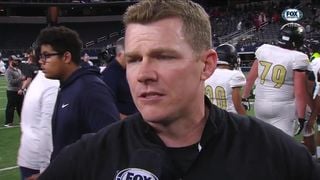 Josh Gibson talks Pleasant Grove winning State Championship against West Orange Stark | HSFB State Championships