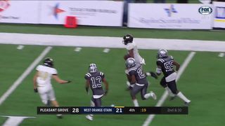 Pleasant Grove vs. West Orange Stark | Finished with a Pick-6 | HSFB State Championships