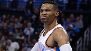 Only 1 player separates Westbrook, Melo & PG13 from being the three least efficient NBA shooters