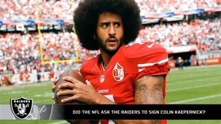 Were the Raiders asked to sign Colin Kaepernick?