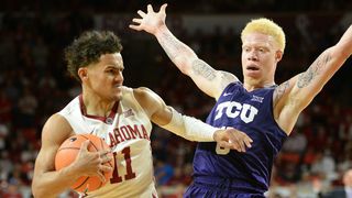 Trae Young scores 43 points, powers the No. 9 Oklahoma Sooners past the No. 16 TCU Horned Frogs, 102-97