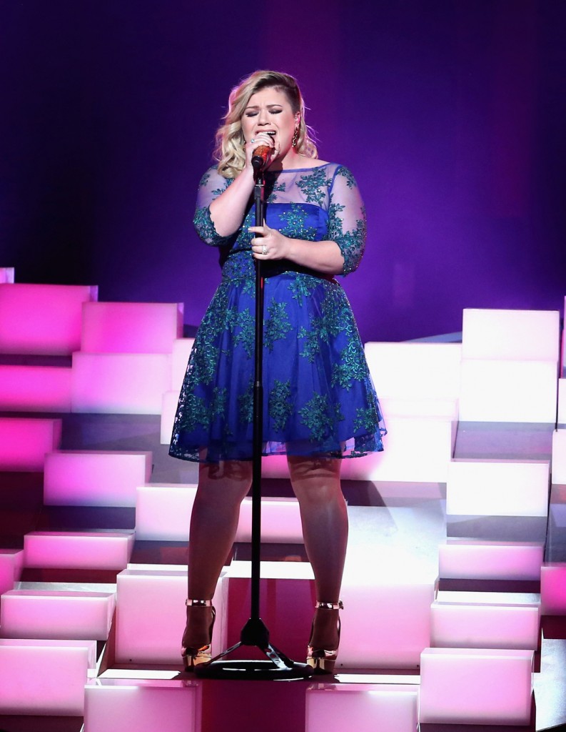 THE VOICE -- Season:12 -- Pictured: Kelly Clarkson  -- (Photo by: Frederick Brown/NBC)