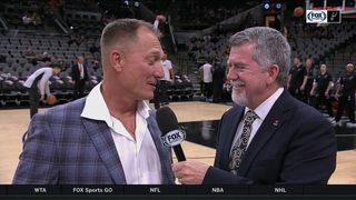 Texas Rangers head coach Jeff Banister stops by Spurs Live to talk baseball