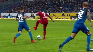 Leon Bailey scores a lovely back-heel goal for Leverkusen | 2017-18 Bundesliga Highlights