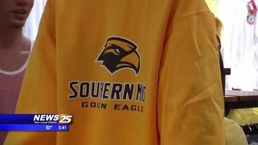 New USM Golden Eagle Logo Now Available on Merchandise - WXXV News 25