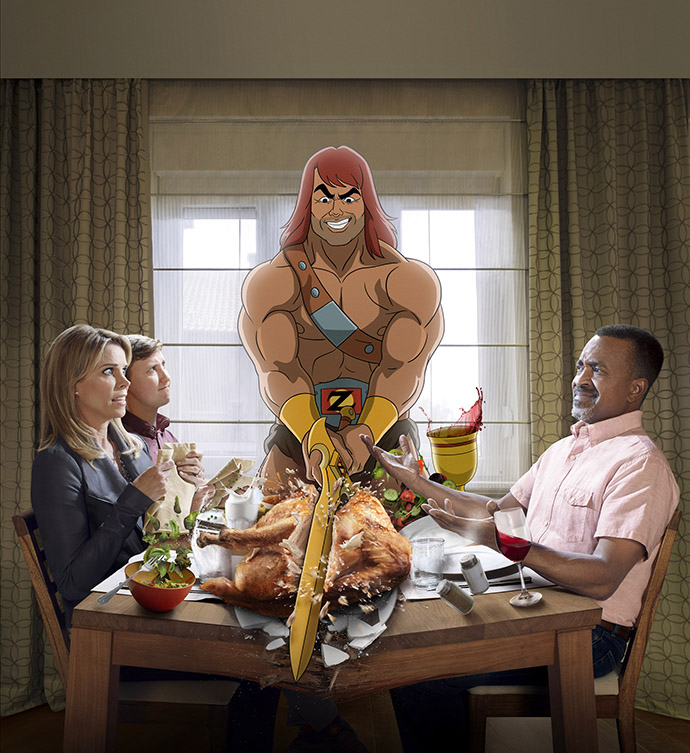 SON OF ZORN:  L-R:  Cheryl Hines