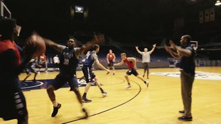 Get a behind-the-scenes look at the intensity of a Butler Bulldogs practice