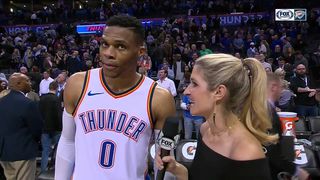 Russell Westbrook on OKC win over Nets, All-Star Nod