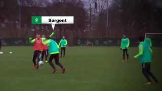 U.S. prospect Josh Sargent trains with Werder Bremen's 1st team