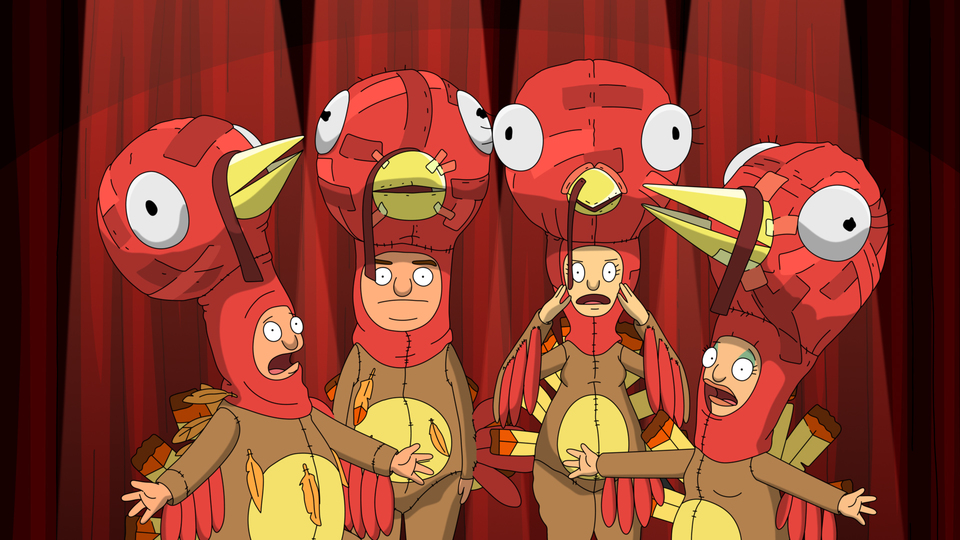 BOB'S BURGERS: The Belcher kids work on their own version of the school's Thanksgiving play in the "The Quirkducers" episode of BOBÕS BURGERS airing Sunday