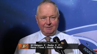 Ducks' Coach Carlyle: 'We were very opportunistic tonight'