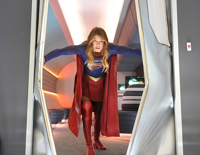 Supergirl -- "How Does She Sell It" -- Image: SPG104_0837 -- Pictured: Melissa Benoist as Kara/Supergirl -- Credit: Darren Michaels/Warner Bros. Entertainment Inc. Â© 2016 WBEI. All rights reserved.