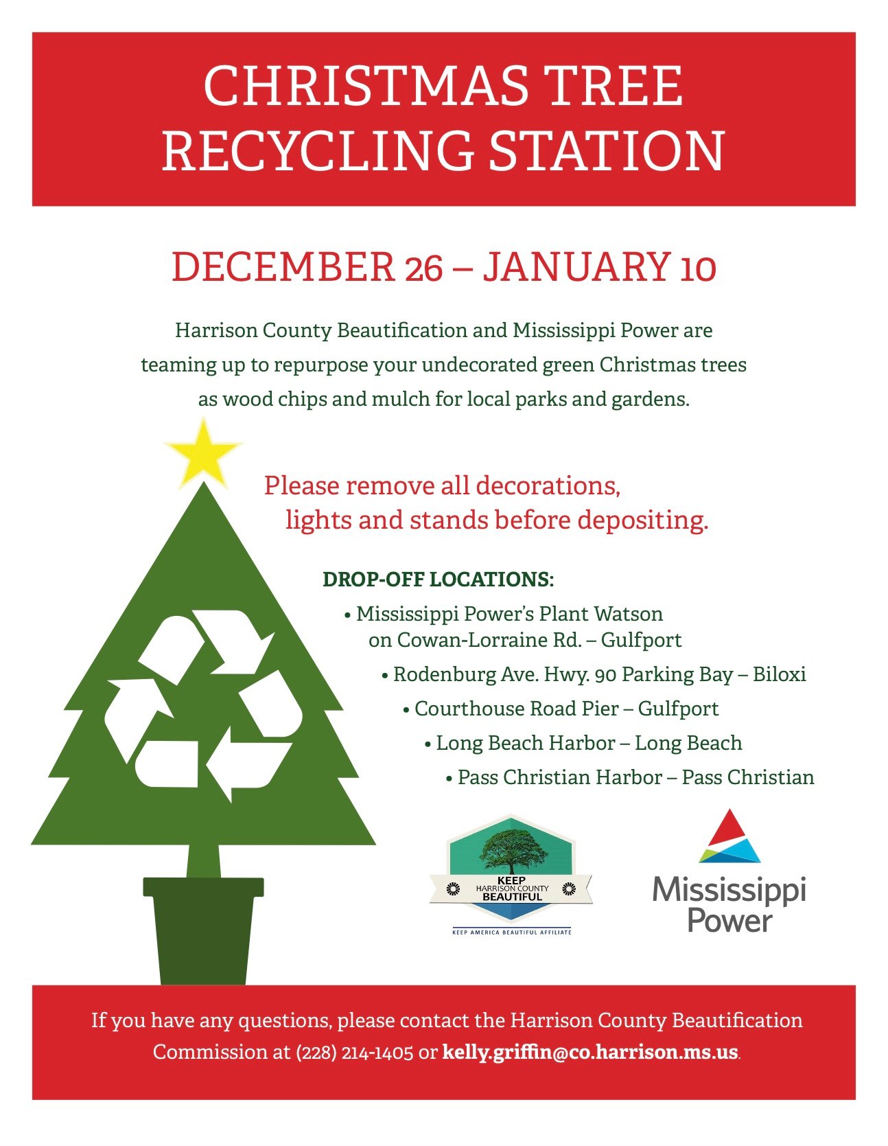 Recycling your Christmas Trees WXXV News 25