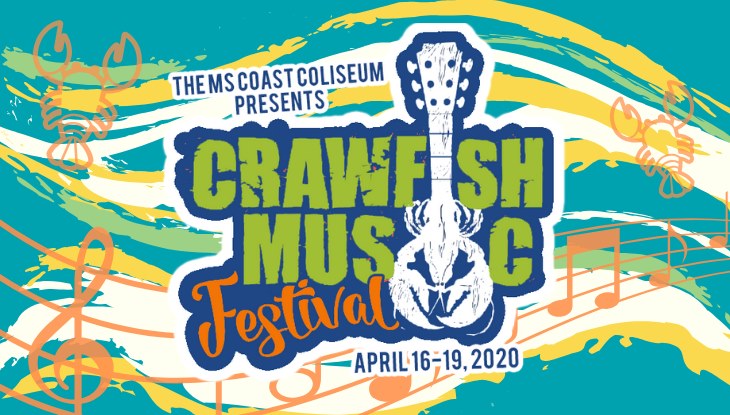 Crawfish Music Festival 2020. Source: Mississippi Coast Coliseum.