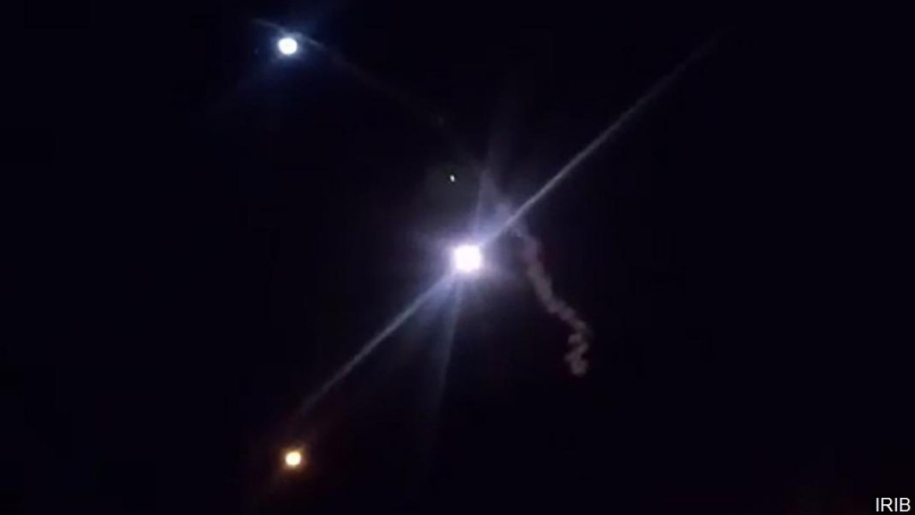 PHOTO: Iran fired more than a dozen ballistic missiles at two Iraqi military bases housing US troops overnight