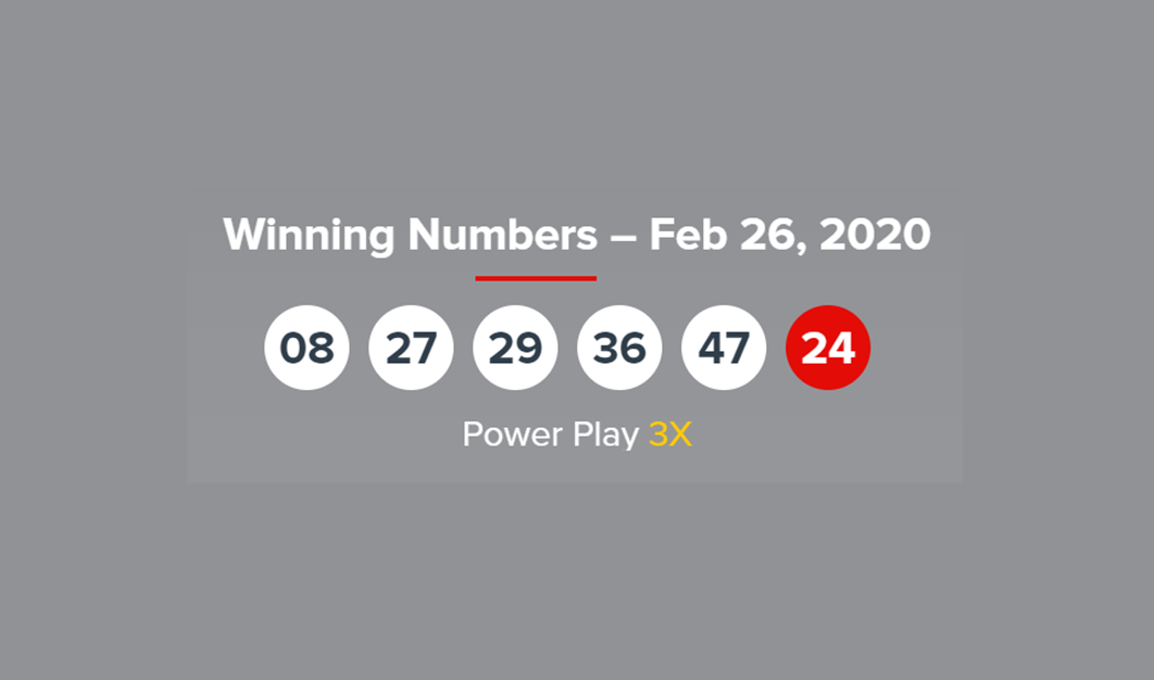 Powerball winning numbers for February 26th, 2020 WXXV News 25