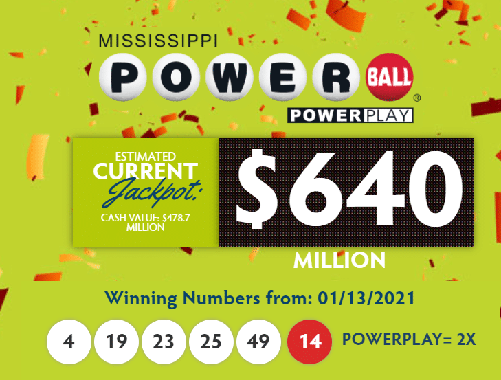 Powerball winning numbers for January 13th, 2021 WXXV News 25