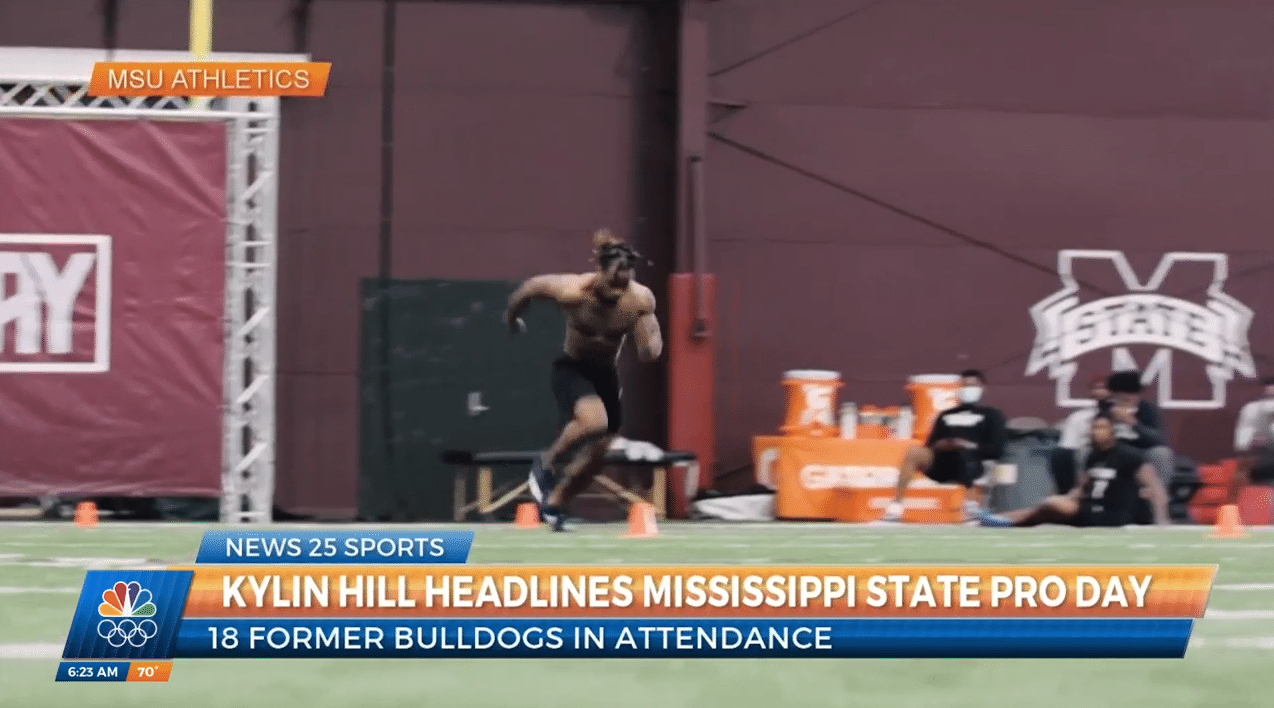 Kylin Hill headlines Mississippi State Pro Day WXXV News 25