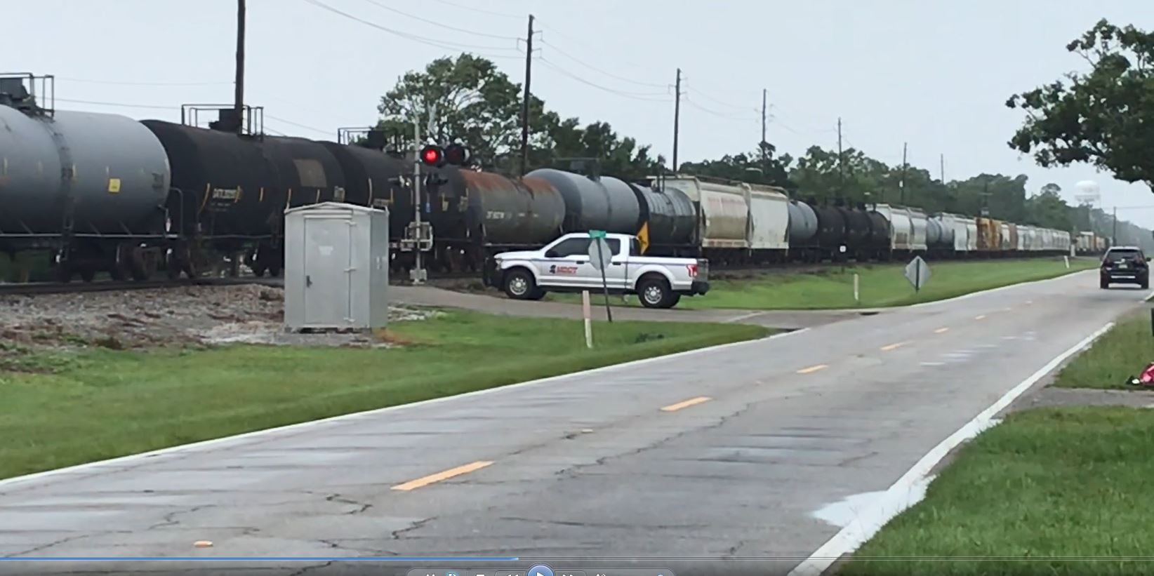 Pedestrian killed after being struck by train in Long Beach - WXXV News 25
