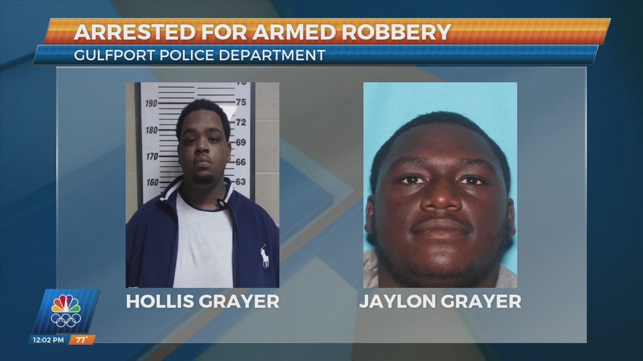 Arrested for armed robbery in Gulfport - WXXV News 25