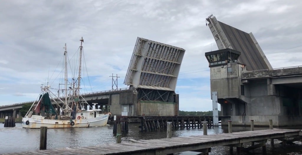 Fort Bayou Drawbridge. Photo courtesy of MDOT.