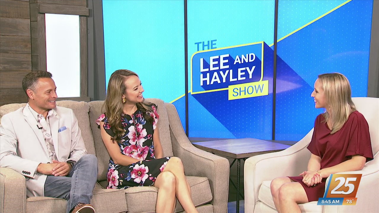 Hosts of the 'Lee and Hayley Show' in studio - WXXV News 25