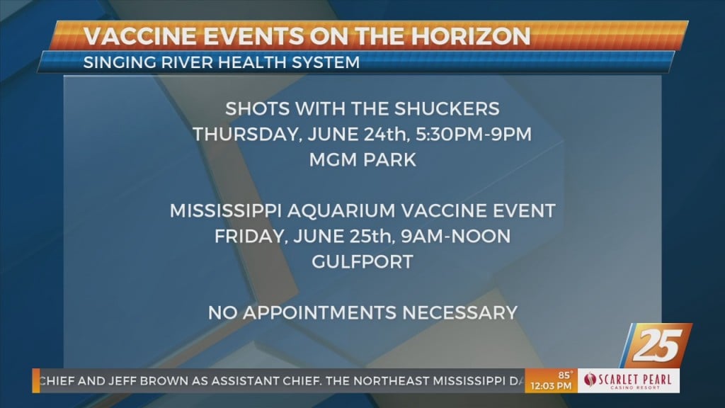 Singing River Health System Hosting Vaccine Events